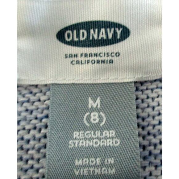 Old Navy Women's Light Blue Long Sleeve Open Front Cardigan Sweater Size Medium - Picture 8 of 9